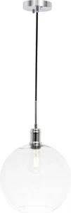 Emett Clear Glass Chrome Candle-style Chandelier - Picture 1 of 1