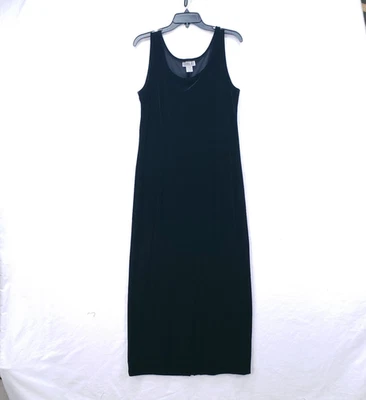 Robbie Bee Velvet Sleeveless Y2K Long Formal Maxi Dress Made in Korea Size 14 - Image 1 of 4
