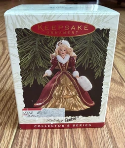 1996 Holiday Barbie Hallmark Keepsake Vintage Christmas Ornament NEU O15 - Bild 1 von 4