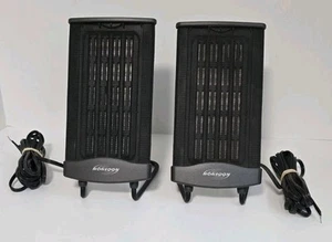 Set of 2 Monsoon MM-702 Satellite Flat Panel Speakers Tested - Afbeelding 1 van 11