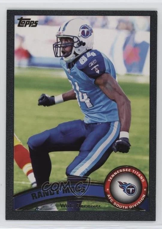 2011 Topps Black /55 Randy Moss #258 HOF - Image 1 of 2