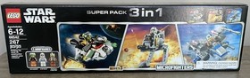 Lego Star Wars New Microfighters Super Pack 3 in 1 66542 Ghost 75125 75127 75130