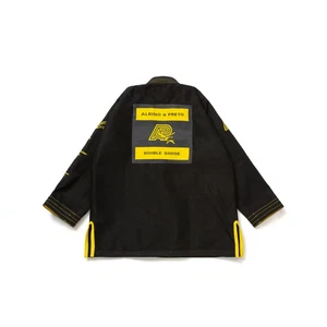 Shoyoroll Albino & Preto A&P x Double Goose BJJ Gi Black 450GSM Kimono With Bag - Bild 1 von 18