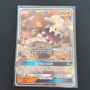 Heatran GX - 25/236 - Ultra Raro - Mentes Unificadas - Tarjeta Pokémon - Casi Nuevo/Muy Nuevo - Imagen 1 de 2