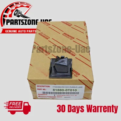 81880-0T010 Lámpara Espejo Exterior Derecho Original Toyota Avalon Venza Fabricante de Equipo Original Foto 1 de 2