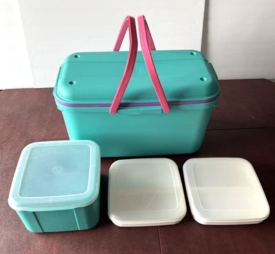 Eagle Craftstor Storage Organizer Tote with Tray Vintage Sewing Quilt Crafts - Image 1 of 4