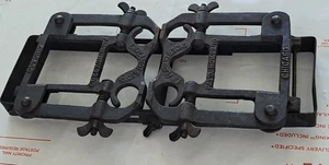 Antigua herramienta de afilado de patines sobre hielo Planert Sons sujetalibros ajustable 1910  - Imagen 1 de 10