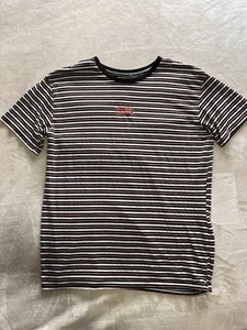 PACSUN Whatever Forever Striped Unisex Tee Adult T-shirt Sz M EUC - Picture 1 of 7