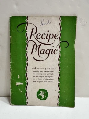 1944 House Of Herbs Salisbury CT. Cookbook Booklet Recipe Magic Pat Winter - Image 1 of 4