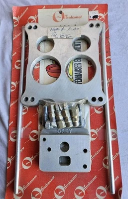 Offenhauser 6090-1 NOS Carb Adapter Pcv Egr Mopar 318-360 1973+ Quadra-Jet Foto 1 de 4