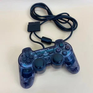 Mando PlayStation PS2 Oficial OEM DualShock Transparente Gris Humo SCPH-10010 - Imagen 1 de 9