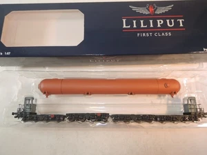 ++ E38 H0 Liliput L238405 Schwerlastwagen ÖBB Österreich OVP - wie neu - Picture 1 of 5