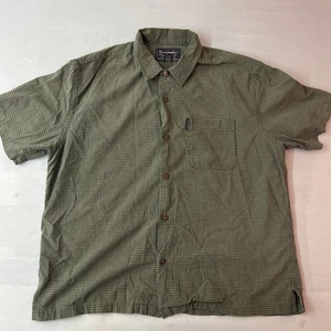 Vintage Abercrombie And Fitch AF Kurzarm Button Down Hemd Holzknopf XL - Bild 1 von 6