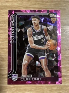 ÚNICO CLIFFORD 2025-26 Topps Diamante Rosa SP #224 RC 🏀 - Imagen 1 de 2