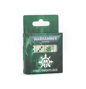 Warhammer 40k Chaos Knights Juego de Dados Nuevo - Imagen 1 de 1