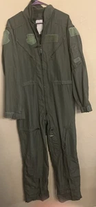 Military Coveralls Flyer's Men's 42R Green CWU-27/P - Picture 1 of 10