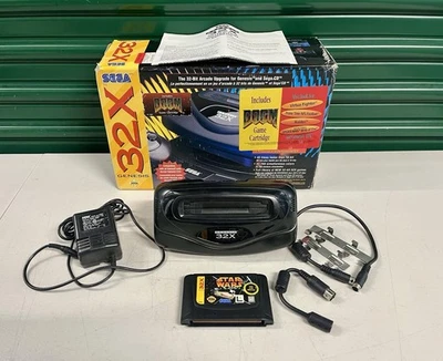 CIB Sega Genesis 32X Console System Complete In Box with Star Wars Arcade Game - Image 1 of 4