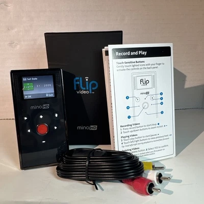 Cisco Mino Hd Flip Video F460 Camcorder Recorder Digital Handheld - Built-In USB - Image 1 of 4