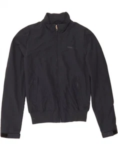 WOOLRICH Mens Bomber Jacket UK 36 Small Navy Blue Nylon BR04 - Picture 1 of 4