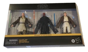 STAR WARS BLACK SERIES: THE PHANTOM MENACE W/ 6" DARTH MAUL & OBI-WAN MISB - Picture 1 of 2