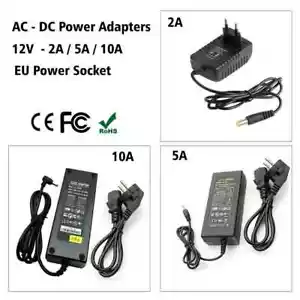 Fuente de alimentación DC 12V 2A 24W 60W 120W Fuente de alimentación enchufe cargador 240V - Imagen 1 de 20