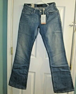 Levi's 528 Jeans Medium Paper Doll Blue Boot Cut Curvy Low Rise Size 9 Juniors - Picture 1 of 5
