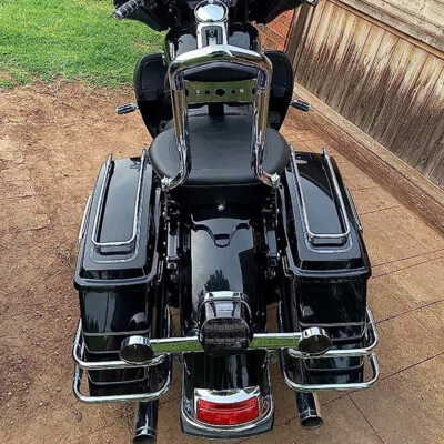 Respaldo de 27" de alto barra Sissy para Harley Touring Street Glide Road King 2009-2025 Foto 1 de 4