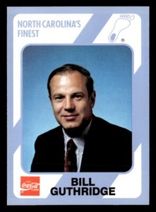 Bill Guthridge 1989 Collegiate Collection North Carolina's Finest  Card #101