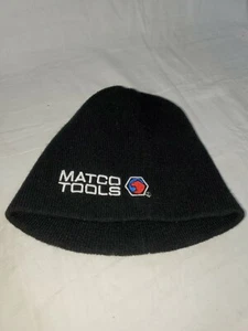 Metco Tools Winter Beanie Hat Black & White Embroidered Lettering lot# 1193 - Picture 1 of 4