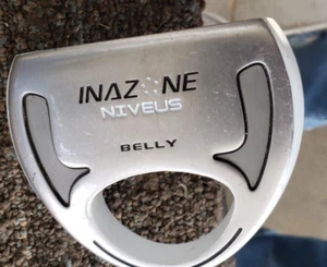 36 IN WHITE INAZONE NIVEUS MALLET CUT DOWN BELLY PUTTER W POLY INSERT EXCELL - Picture 1 of 5