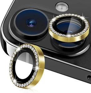 1/2x Protector de lente de cámara de vidrio templado para iPhone 16 Plus Lente de diamante brillante - Imagen 1 de 21
