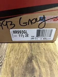 New Balance Shoe Lot 993 576 Gray White 2 Pair NIB Size 11.5 2E 4E - Picture 1 of 13