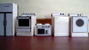 1/48 O scale original designed household appliances for building interiors. - Picture 1 of 7