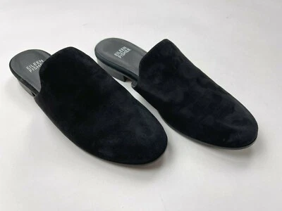 Mocasín sin cordones Eileen Fisher Dion de gamuza plana para mujer 6,5 nuevo sin caja de cuero Foto 1 de 4