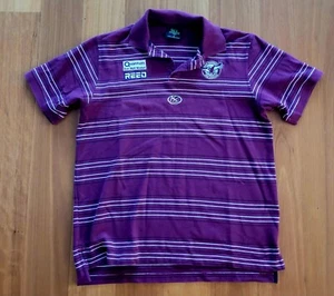 MANLY SEA EAGLES NRL Polo Shirt Mens XL Maroon. - Picture 1 of 5
