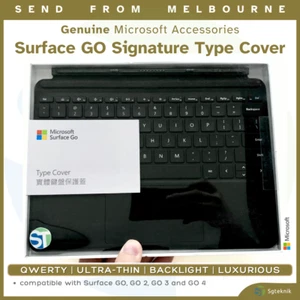 NEW Genuine MICROSOFT Surface GO Keyboard Signature Type Cover Black Gen 2 1840 - Picture 1 of 10