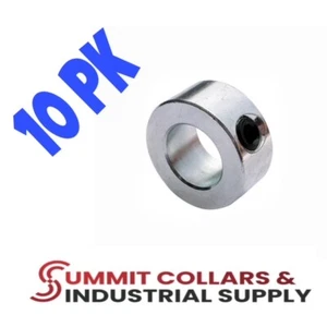 3/8” ID set shaft collar, zinc plated. (Qty 10) FREE Shipping - Picture 1 of 1