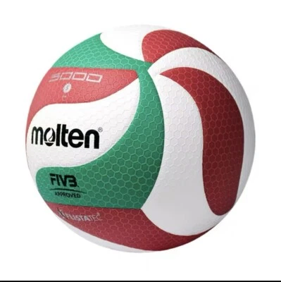 Molten FLISTATEC Pallone Pallavolo Taglia 5 Rosso/Bianco V5M5000