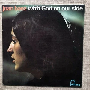 JOAN BAEZ - WITH GOD ON OUR SIDE / FAREWELL / BABY BLUE  VG+ 7" VINYL MONO - Foto 1 di 4