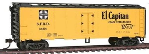 HO Gauge Freight Car Mantua Classics 733001 Santa Fe 41' Refrigerator Box Car - Bild 1 von 1