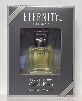 CK ETERNITY FOR MEN por Calvin Klein 15 ml EDT Splash Miniatura Hombres - NUEVO Foto 1 de 4