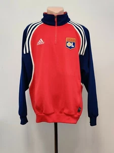 Football jacket soccer FC Olympique Lyonnais Lyon Training 2000/2001 Adidas Top - Picture 1 of 12