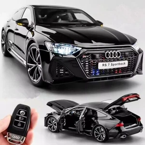 1:18 Key Remote Control Version AUDI RS7 Alloy Sport Car Model Diecast Metal Toy - Picture 1 of 24