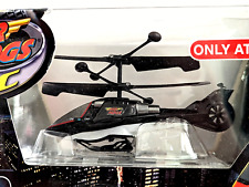 Brand New AIR HOGS Remote Control Black Helicopter with Six Way Controls