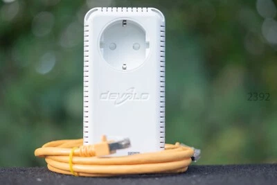 Devolo duo+ dLAN 550 Powerline MT 2514 Einzeladapter mit 2x LAN