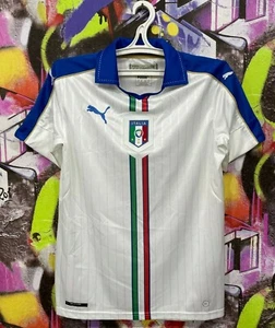 Italy National Football Team 2016 Away Soccer Jersey Shirt Top Puma Mens size S - Picture 1 of 12