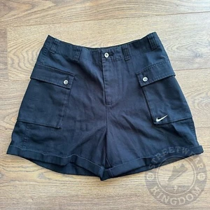 Nike Life Mens Woven P44 Cargo Shorts Knee Length Black Size 28w FJ7137 010 - Picture 1 of 5