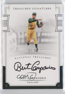 2017 Panini National Treasures Treasured Signatures /99 Bert Campaneris Auto