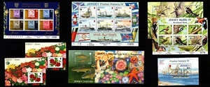 JERSEY 2010  MINISHEETS  X  9  DIFFERENT  COMPLETE FOR YEAR  MNH - Picture 1 of 1
