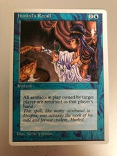 1995 MTG Alternate 4th Edition  4 ed 4ed ALT  Waxy Back HURKYL'S RECALL